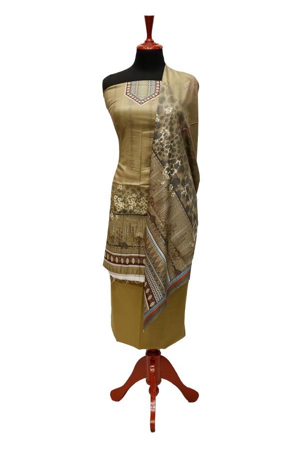 Royal Designer Linen`22 D#4217 Mehndi