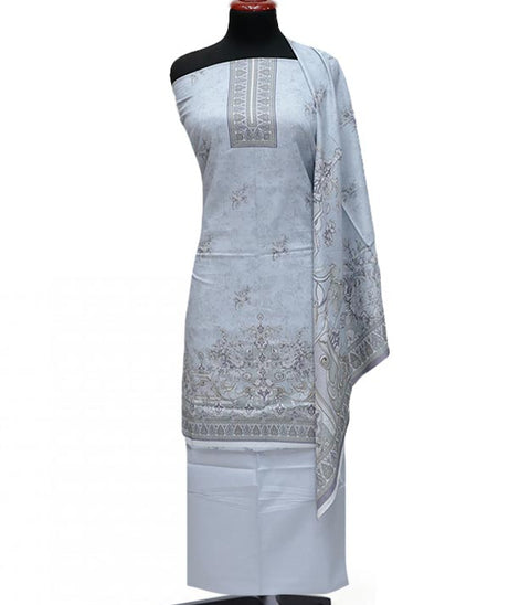 Rung Ja Digital Print Lawn`24 108 L-Grey