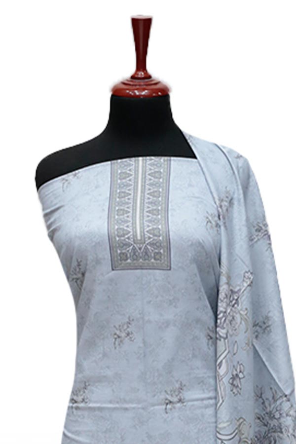 Rung Ja Digital Print Lawn`24 108 L-Grey