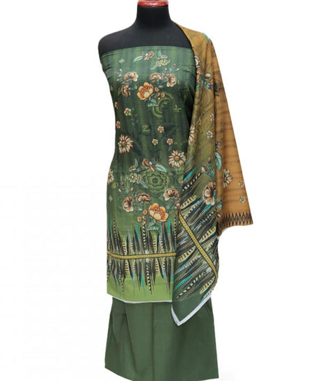 Rung Jaa Digital Print Lawn`24 D#2400 M-Green