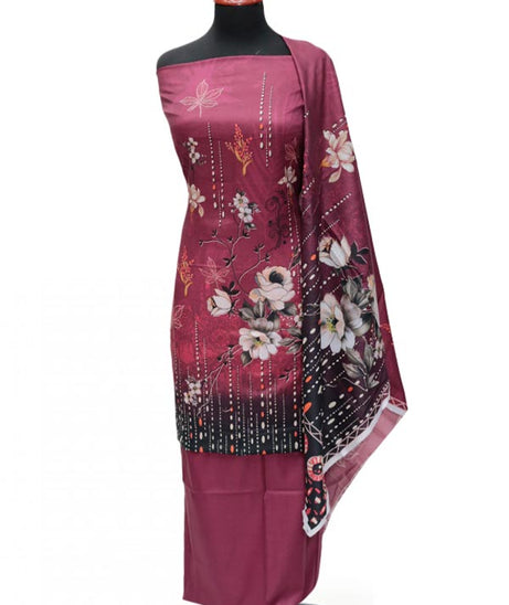 Rung Jaa Digital Print Lawn`24 D#2400 Magenda