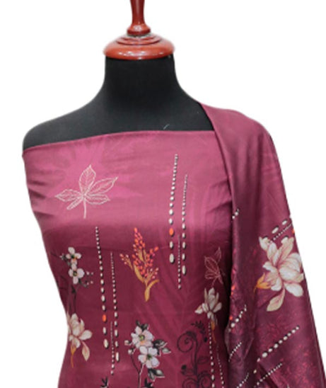 Rung Jaa Digital Print Lawn`24 D#2400 Magenda