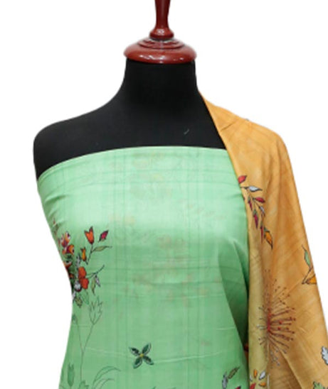 Rung Jaa Digital Print Lawn`24 D#24005 A-Green