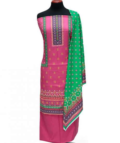 Rung Jaa Digital Print Lawn`24 D#24007 Sh-Pink