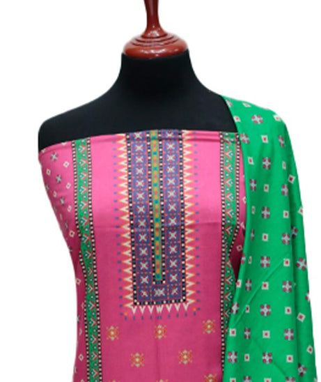 Rung Jaa Digital Print Lawn`24 D#24007 Sh-Pink