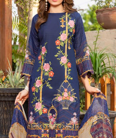 Rungburry Slub Lawn`21 D#4006