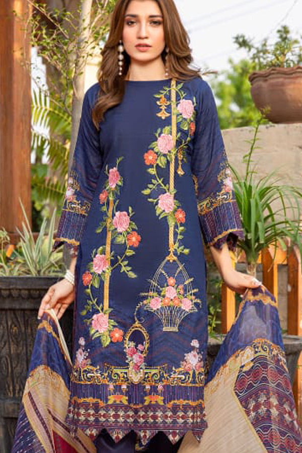 Rungburry Slub Lawn`21 D#4006