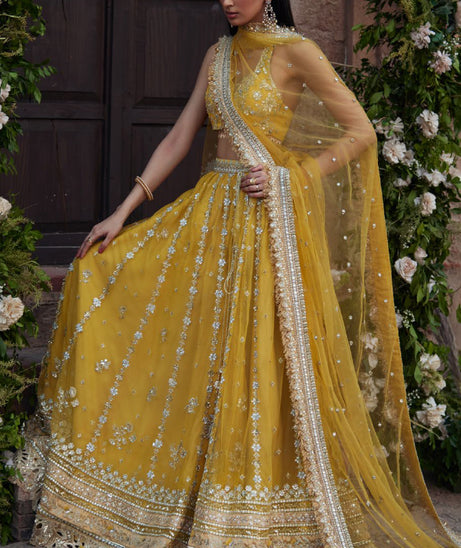 Zaha Gossamer Unstitched Wedding Festive`25 (D#02)