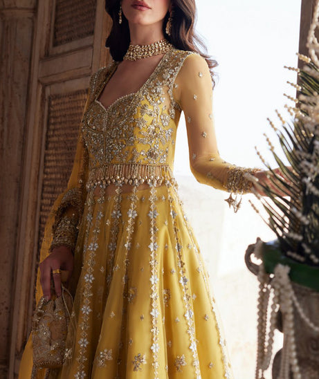 Zaha Gossamer Unstitched Wedding Festive`25 (D#02)