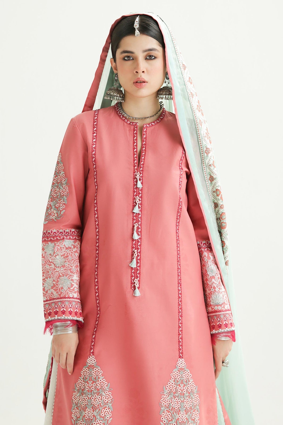 Zara Shahjahan Lawn Unstitched 2024 SANDAL-10B