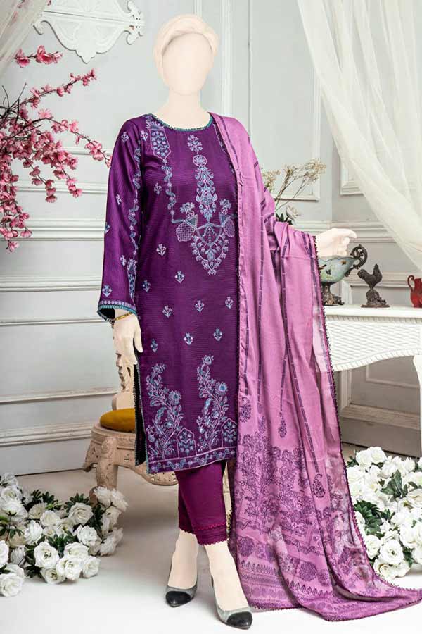 Sehar Emb Jacquard Lawn'22 D#1
