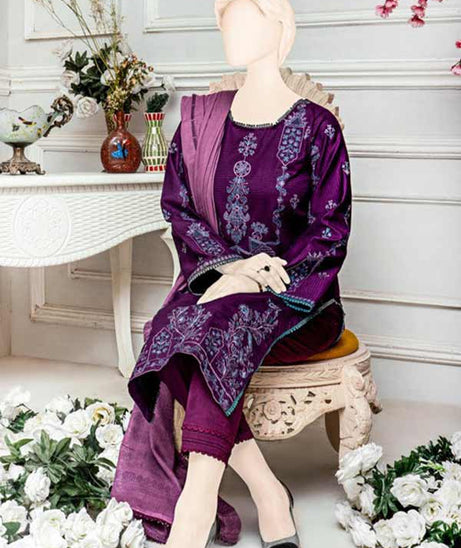 Sehar Emb Jacquard Lawn'22 D#1