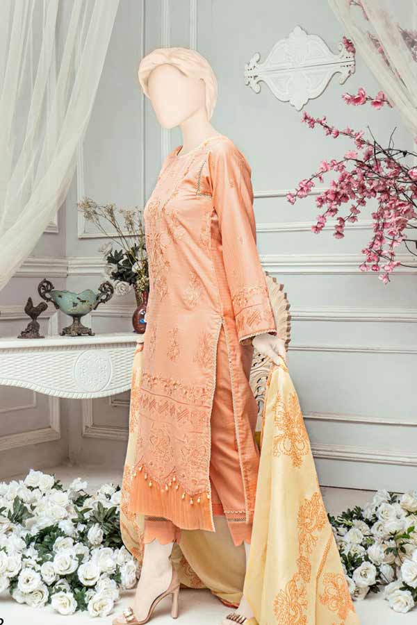 Sehar Emb Jacquard Lawn'22 D#2