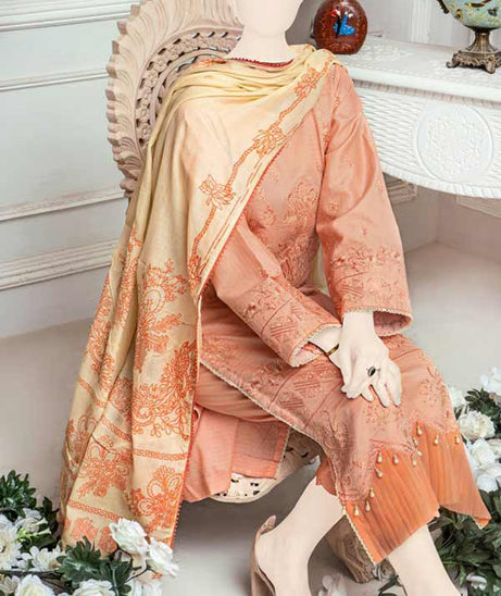 Sehar Emb Jacquard Lawn'22 D#2