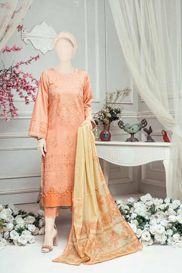 Sehar Emb Jacquard Lawn'22 D#2