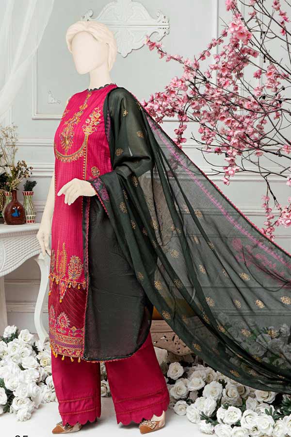 Sehar Emb Jacquard Lawn'22 D#5
