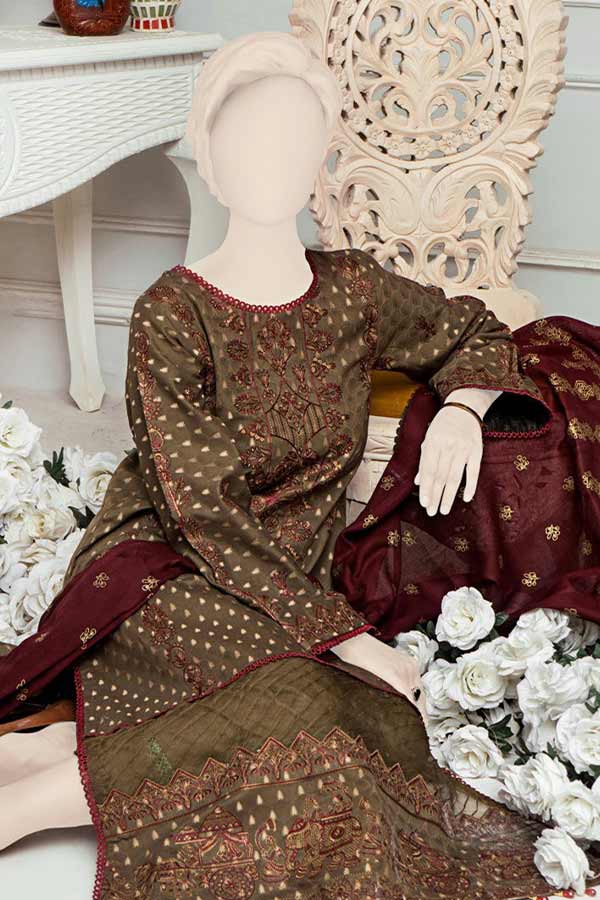 Sehar Emb Jacquard Lawn'22 D#6