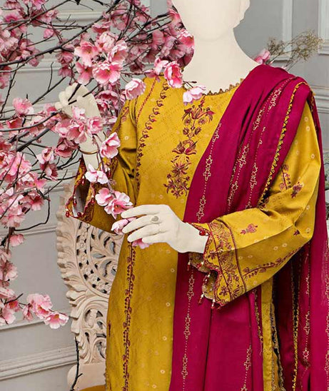Sehar Emb Jacquard Lawn'22 D#7