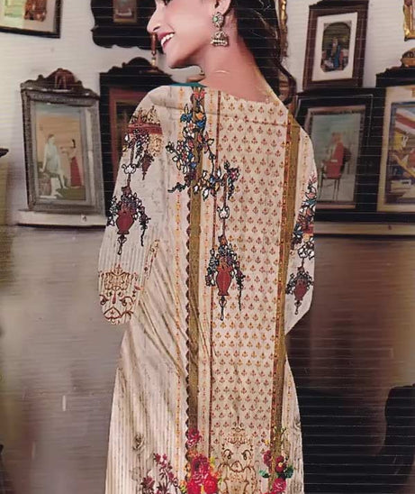 SK D/Chikankari Linen`20 DN#03  (Vol-8)