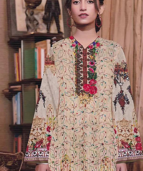 SK D/Chikankari Linen`20 DN#03  (Vol-8)
