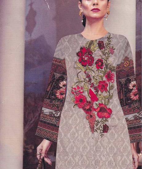 SK D/Emb Cotail Linen`20 DN#03  (Vol-1)