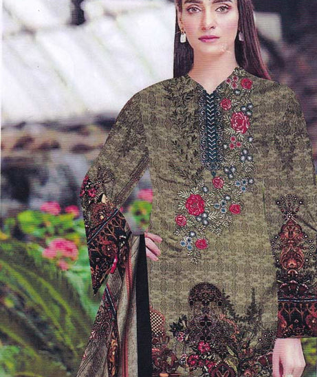 SK D/Emb Cotail Linen`20 DN#05  (Vol-1)