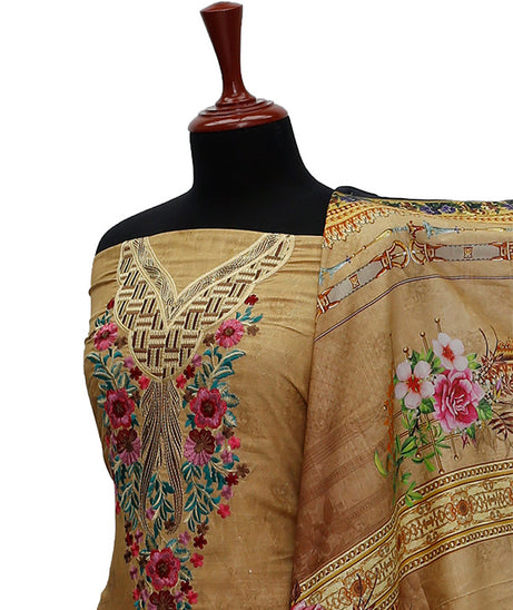 SK D/Emb Slub Linen`20 DN#01 (Vol-12)