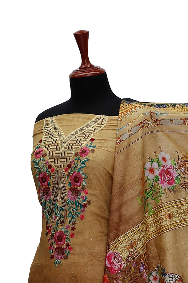 SK D/Emb Slub Linen`20 DN#01 (Vol-12)