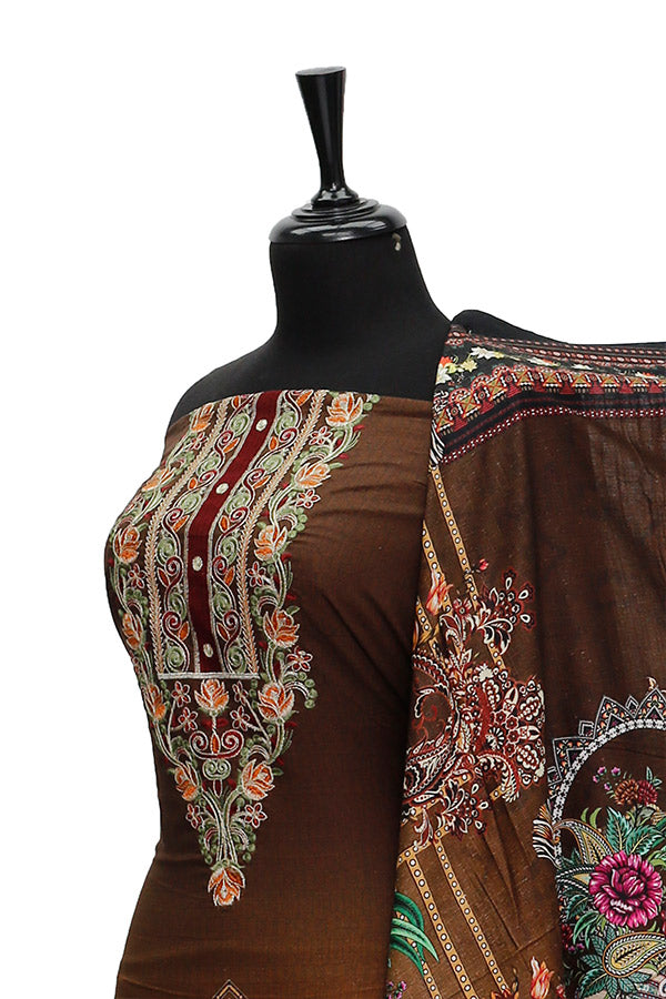 SK D/Emb Slub Linen`20 DN#05 (Vol-12)