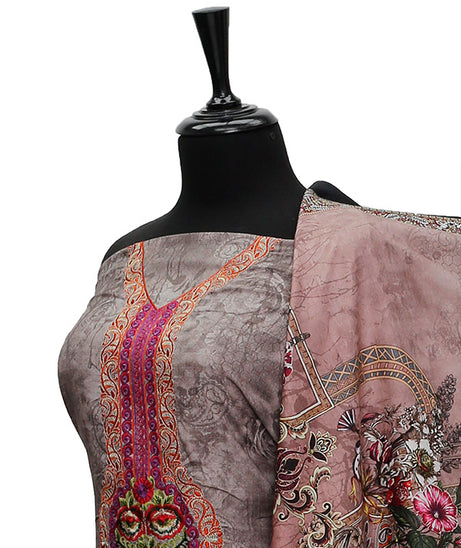 SK D/Emb Slub Linen`20 DN#06 (Vol-12)