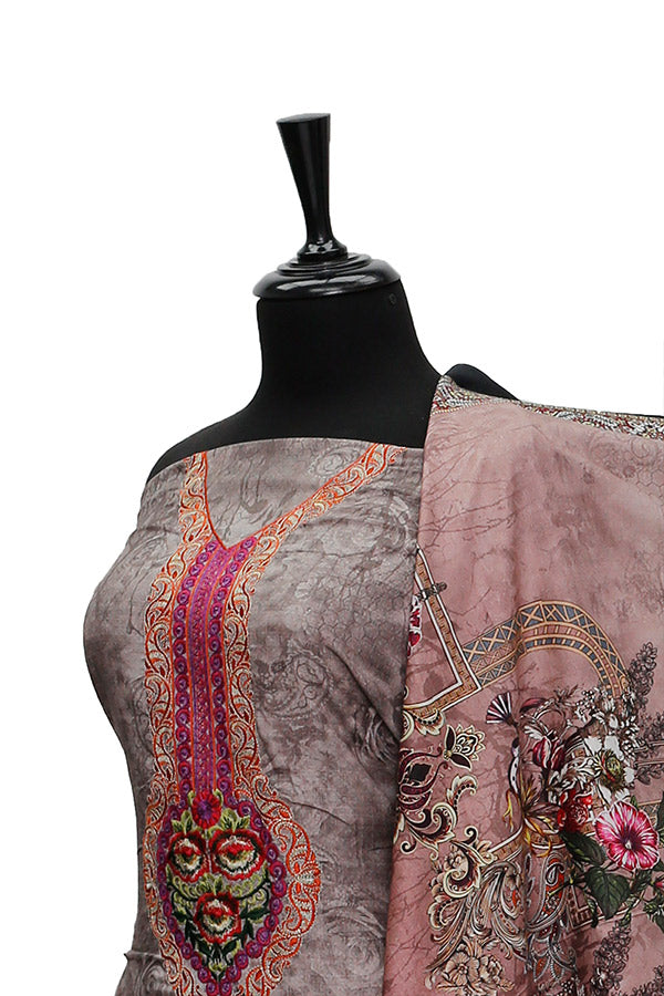 SK D/Emb Slub Linen`20 DN#06 (Vol-12)