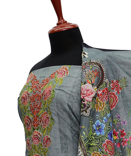 SK D/Emb Slub Linen`20 DN#07 (Vol-12)