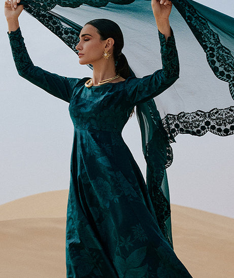 Saira Rizwan Luxury Unstitched`26 SRL#10 ZOMOROD