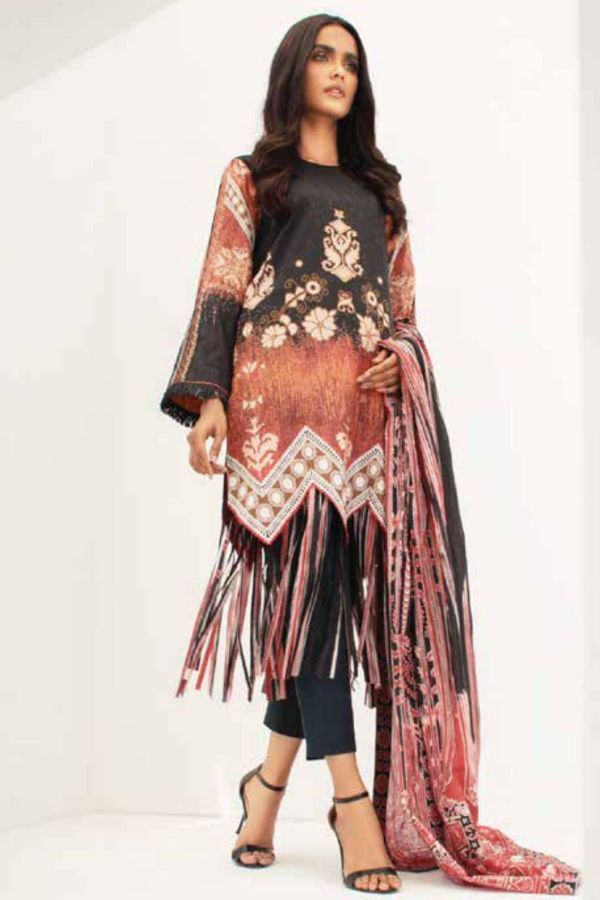 Al Karam S/S Lawn'21 SS # 11   V # 2 Black