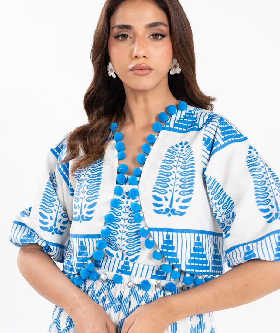 AL Karam S/S Lawn`25 SS#11 (Blue)
