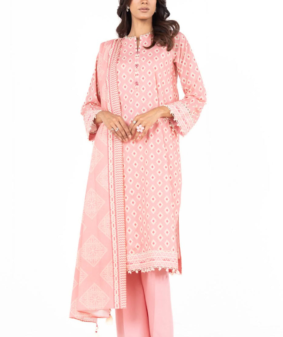 AL Karam S/S Lawn`25 SS#14.1 (Pink)
