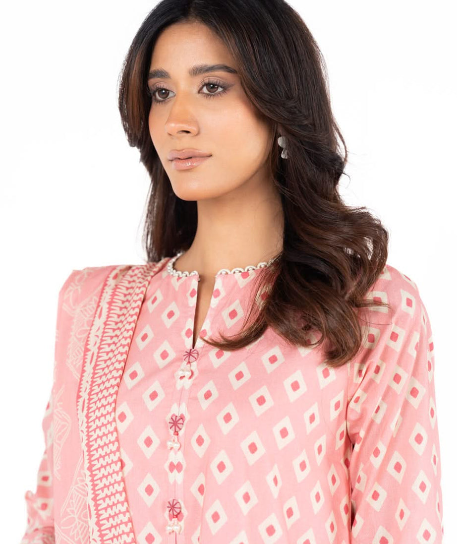 AL Karam S/S Lawn`25 SS#14.1 (Pink)