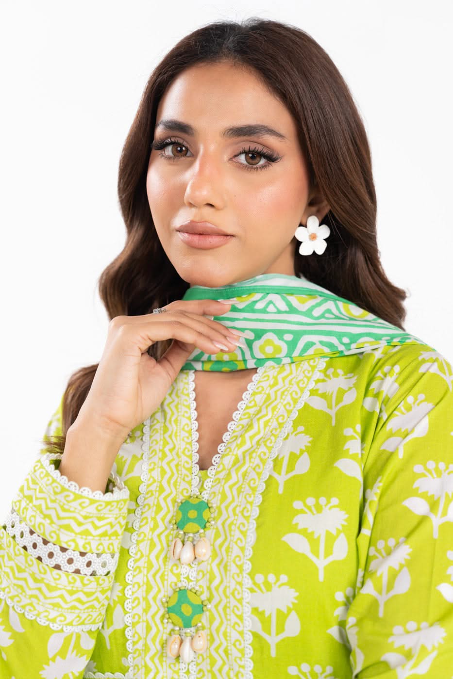 AL Karam S/S Lawn`25 SS#15.1 (Green)