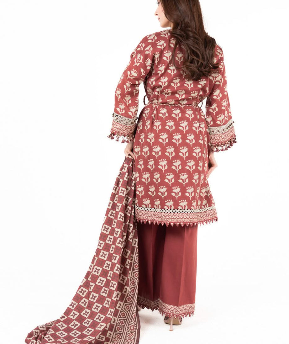 AL Karam S/S Lawn`25 SS#15.1 (Red)