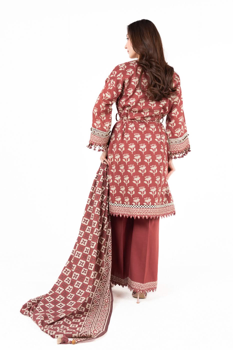 AL Karam S/S Lawn`25 SS#15.1 (Red)