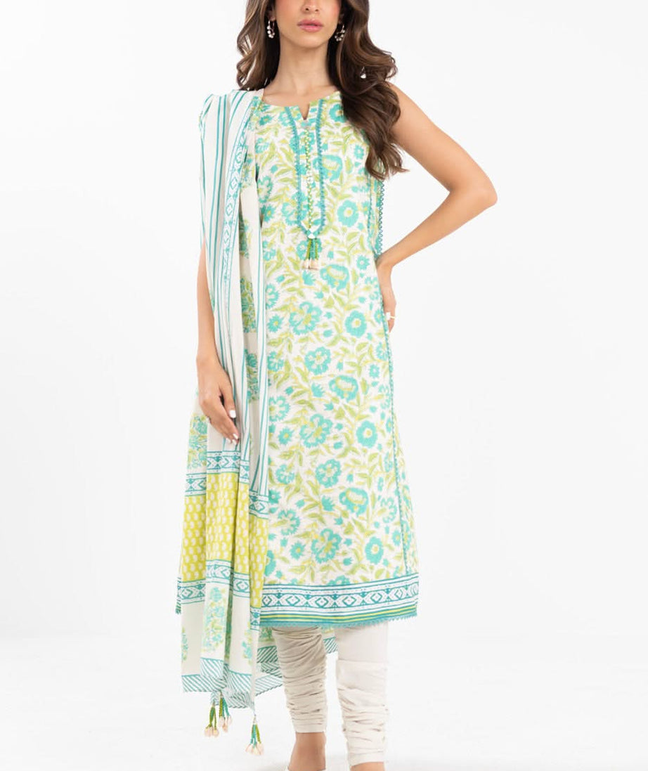 AL Karam S/S Lawn`25 SS#18.1 (Off White)