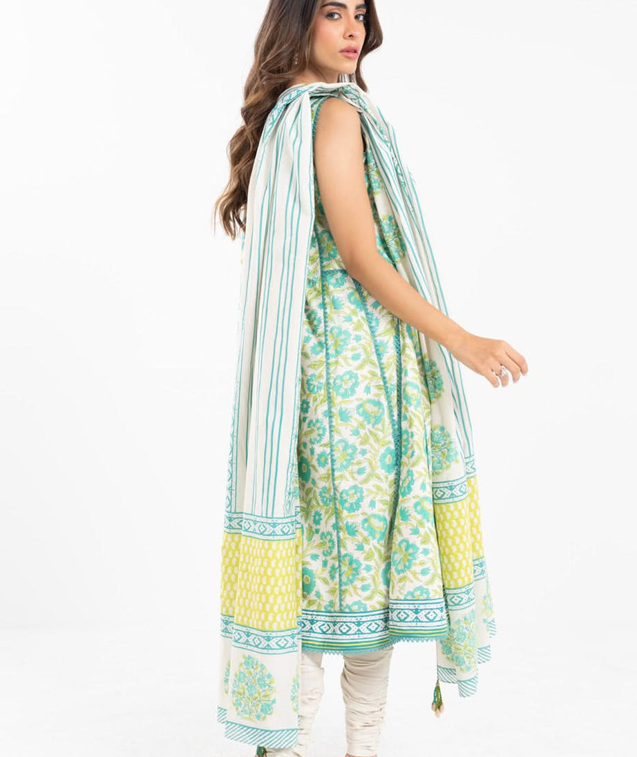 AL Karam S/S Lawn`25 SS#18.1 (Off White)