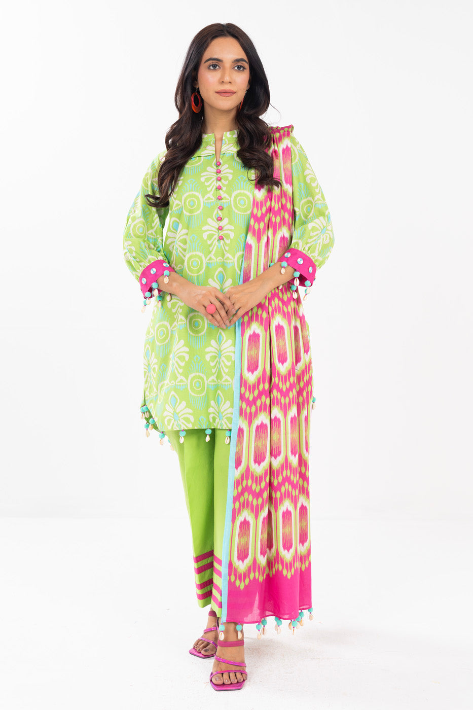 AL Karam S/S Lawn`25 SS#19 (Green)