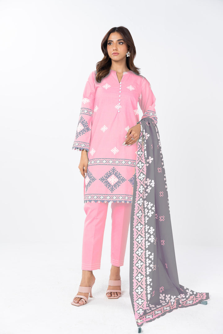 AL Karam S/S Lawn`25 SS#19.1 (Pink)