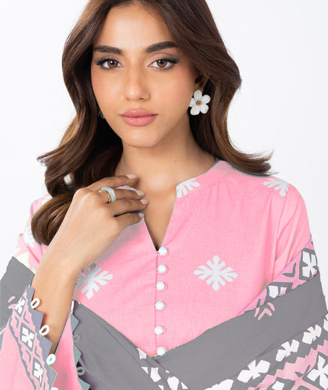 AL Karam S/S Lawn`25 SS#19.1 (Pink)
