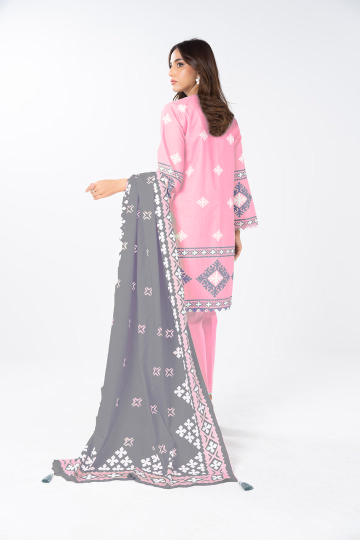 AL Karam S/S Lawn`25 SS#19.1 (Pink)
