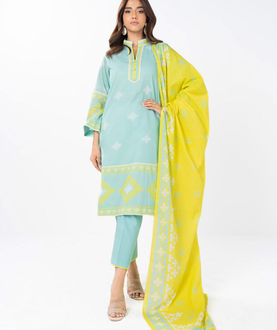 AL Karam S/S Lawn`25 SS#19.1 (Yellow)