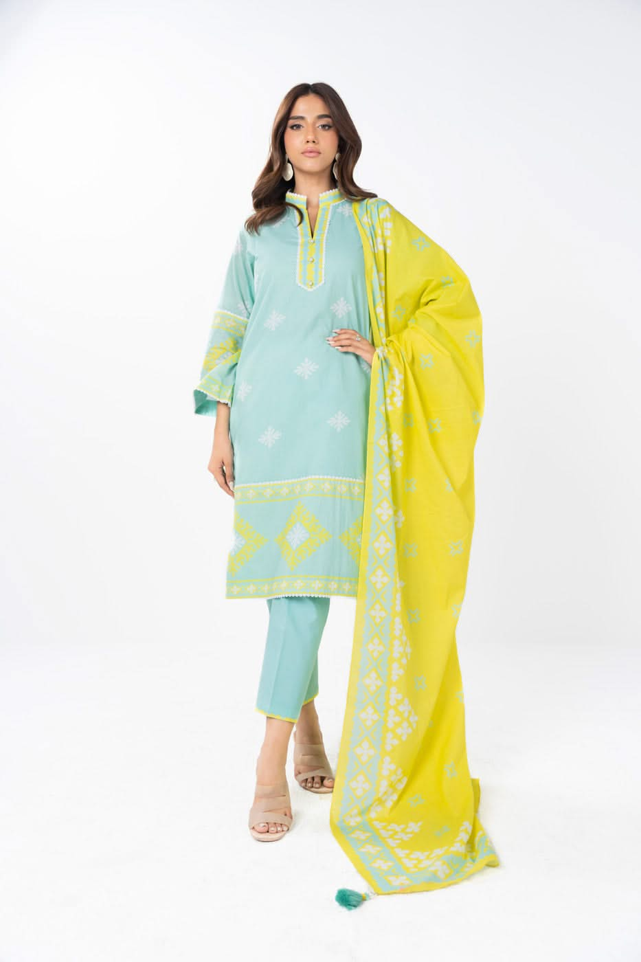 AL Karam S/S Lawn`25 SS#19.1 (Yellow)