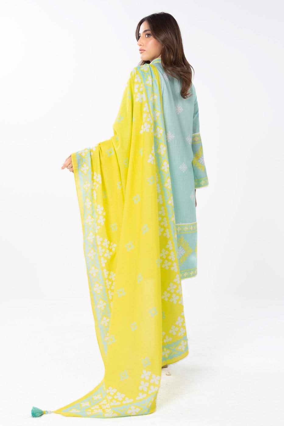 AL Karam S/S Lawn`25 SS#19.1 (Yellow)