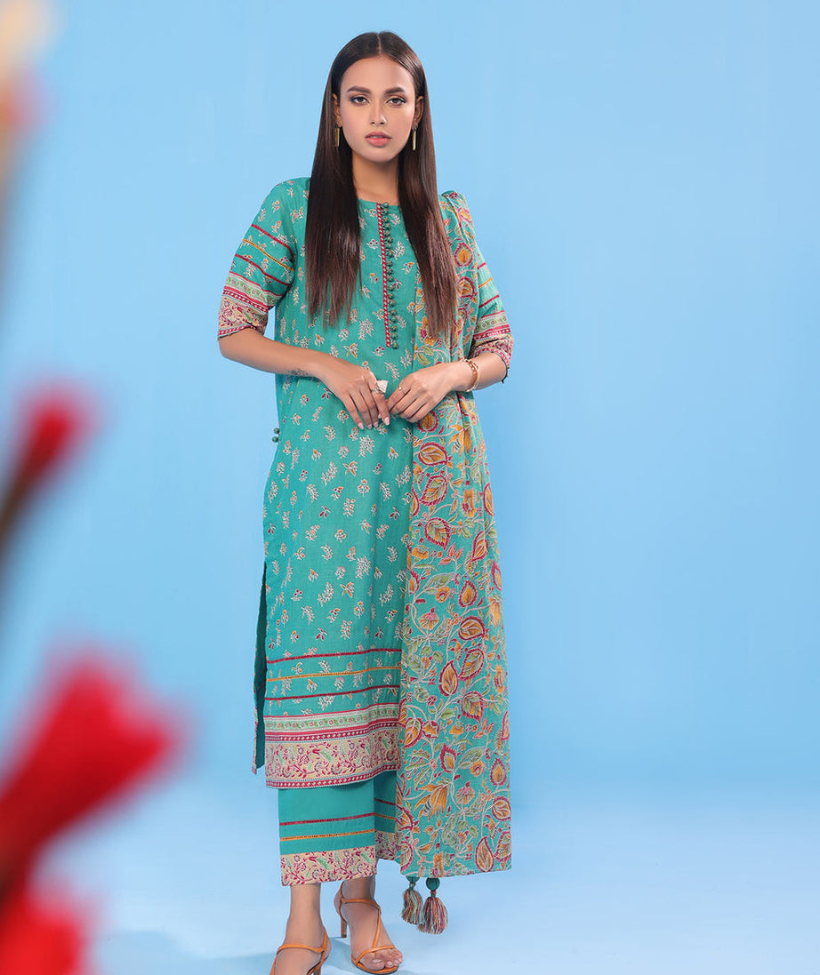 Al-Karam S/S Lawn`23 SS#2.1 Green